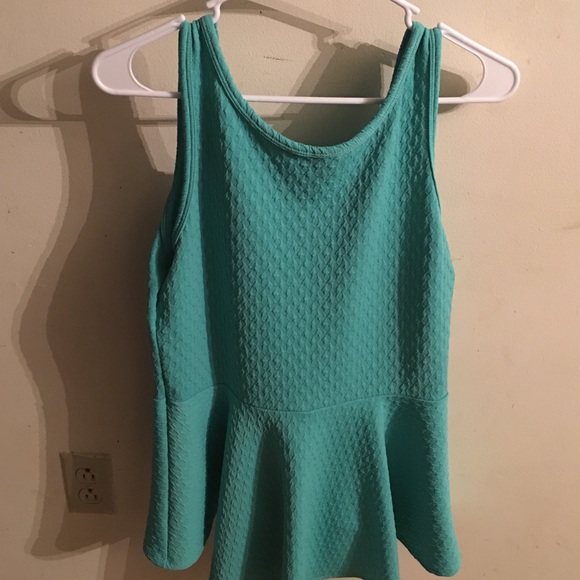 Vibrant turquoise blouse