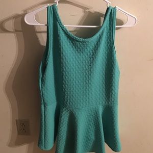 Vibrant turquoise blouse