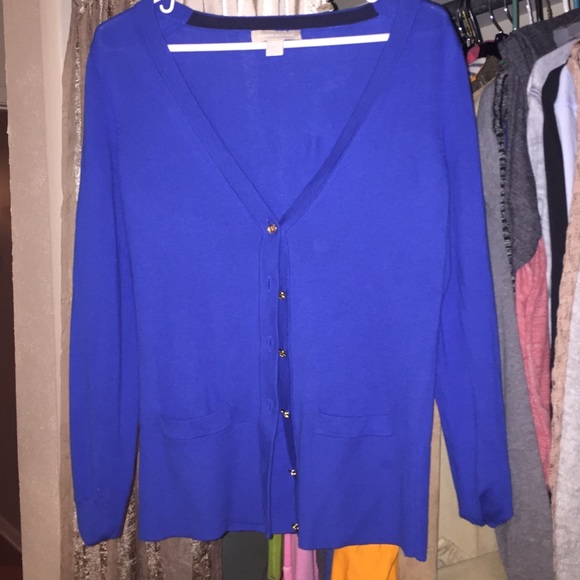 Royal blue Banana Republic cardigan