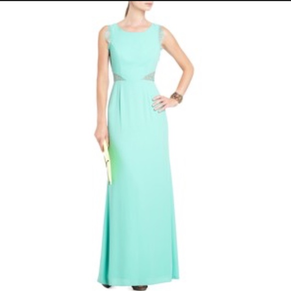 NWT BCBG Karey maxi dress in light Aqua