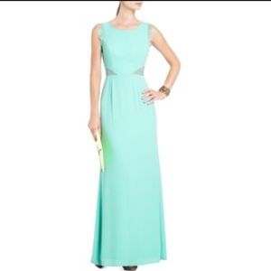 NWT BCBG Karey maxi dress in light Aqua
