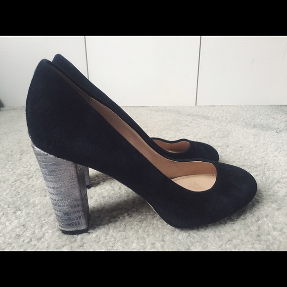 Chinese Laundry Black Chunky Heels