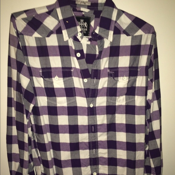 Express Slim Fit Plaid Shirt