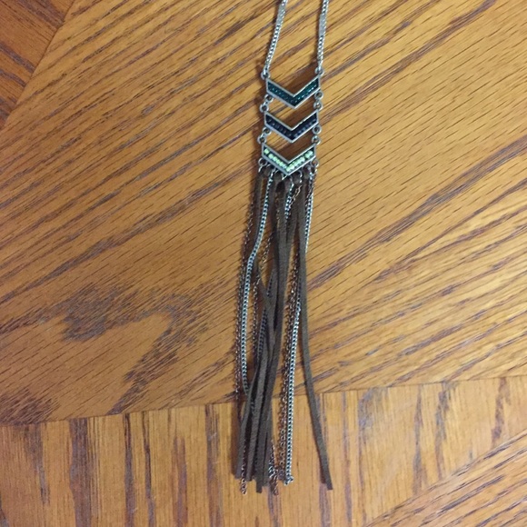 Silver American eagle necklace