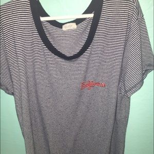 Brandy Melville striped California tee