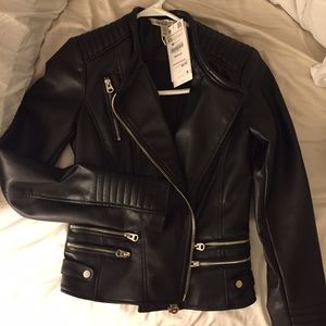 Zara leather jacket