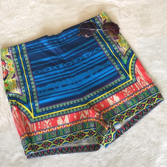 Flying Tomato Graphic Print Shorts