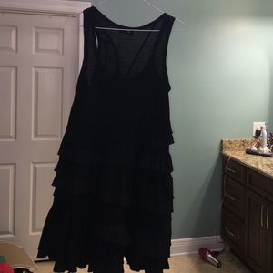 Rye black black layered dress size small