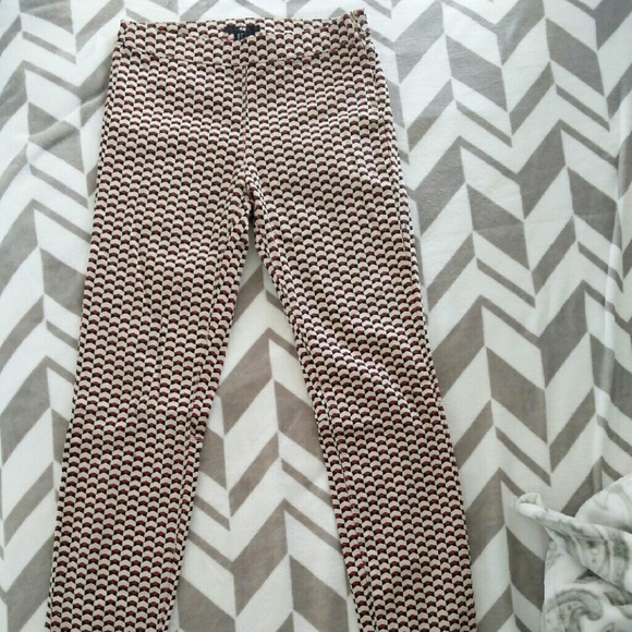 H&M mod style stretch pants
