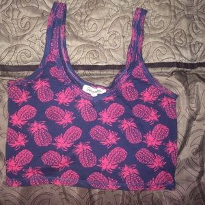 Pineapple Aero Crop Tank