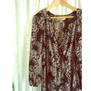 Silk Presley Skye Butterfly Print Dress