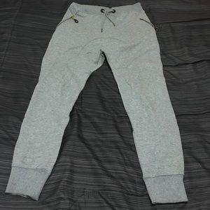 Zara gray drop crotch sweat pants