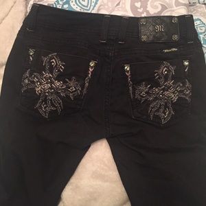 Black Skinny Miss Me jeans