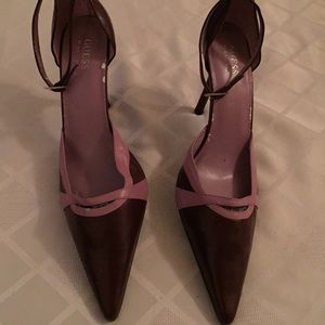 Dark Plumb and Mauve Guess by Marciano Heels