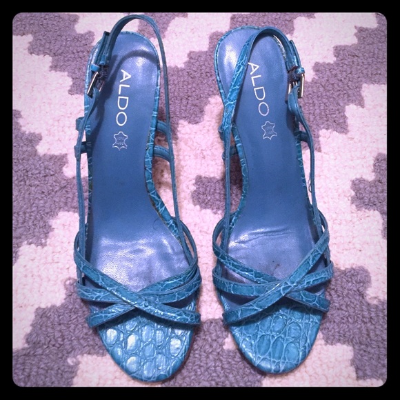 Aldo Turquoise Wedges