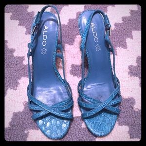 Aldo Turquoise Wedges