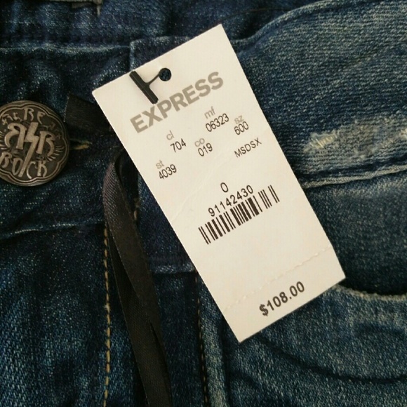 Express ReRock grommet jeans - Picture 4 of 4