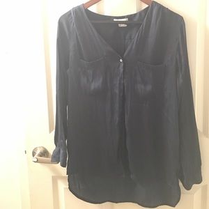 H&M polka dot button shirt