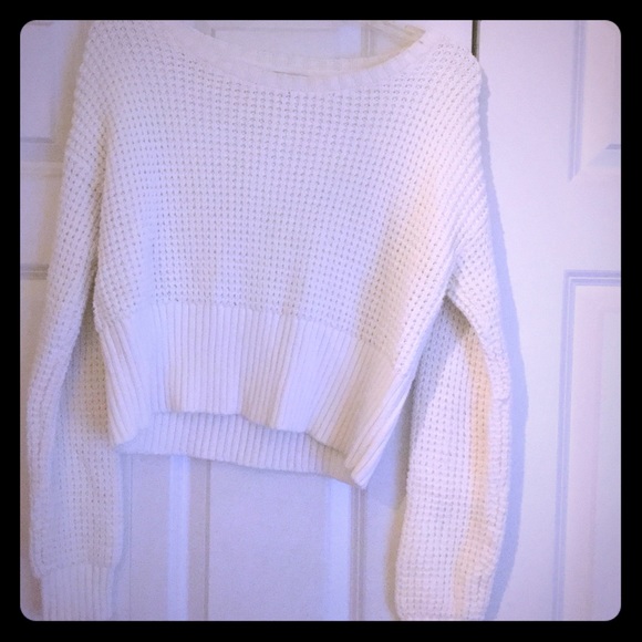 Bar III white long sleeve top