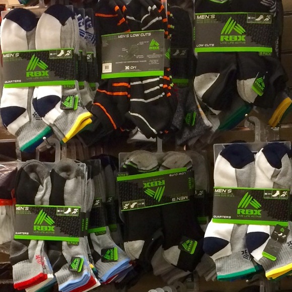 RBX Men's socks sz 9-12 (Fits women szs 8.5+) - Picture 2 of 4