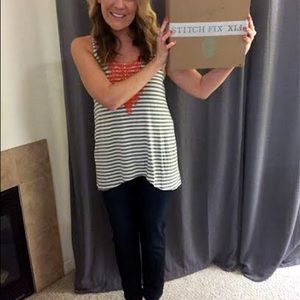 Kahlo Embroidered Racerback Tank