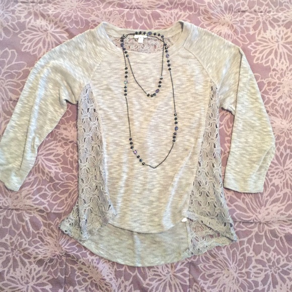 Grey light weight sweater