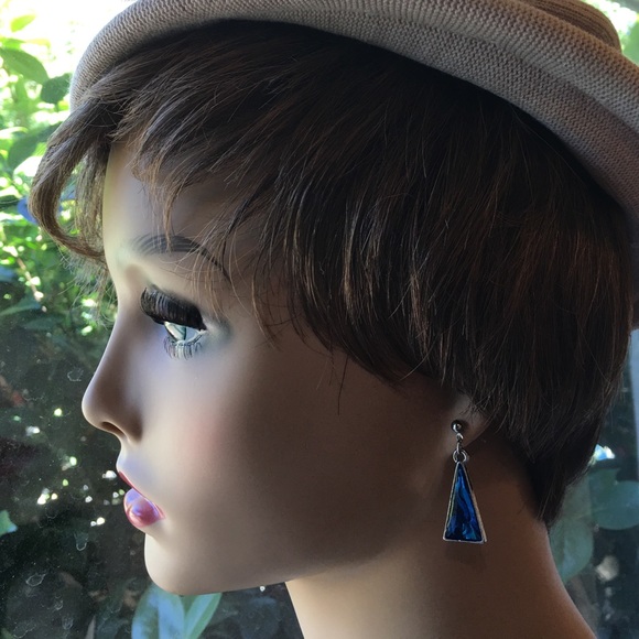 Abalone Stud Earrings - Picture 5 of 6