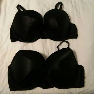 Push up plunge bra
