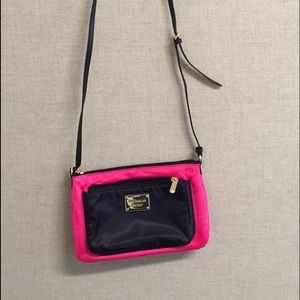 Victoria's Secret Pink and Black Shoulder Bag