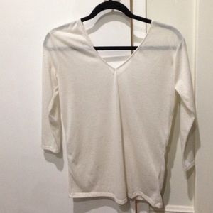 UO V neck (slightly see through) shirt