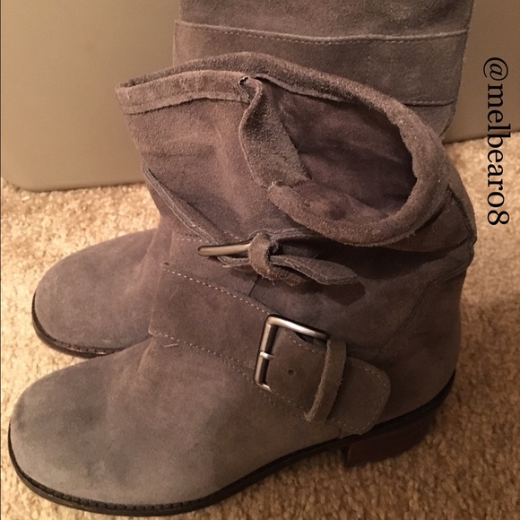 Sam Edelman Gray Ankle Boots sz 37