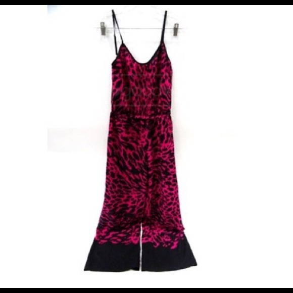 Michael Kors Pink and Black Romper XXS