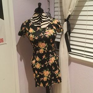 Forever 21 floral pencil dress