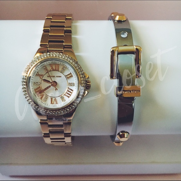 Michael Kors Watch Camille bracelet set