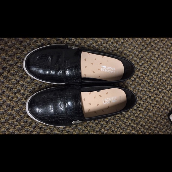 Lacoste Sports Black Slip-On