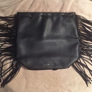 Black Victoria's Secret Fringe Bag