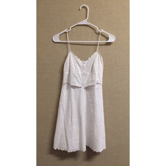 Top Shop White Cotton Dress