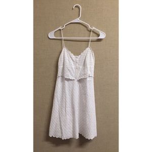 Top Shop White Cotton Dress