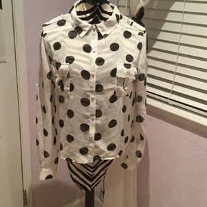 Polka a dot blouse