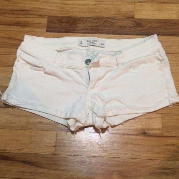 Gully Hicks - White Jean Shorts