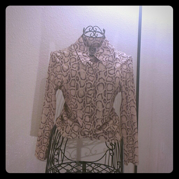 Snake print shirt