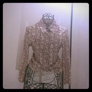 Snake print shirt