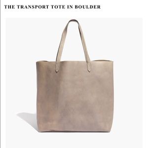 NWT Madewell Transport Tote in Boulder