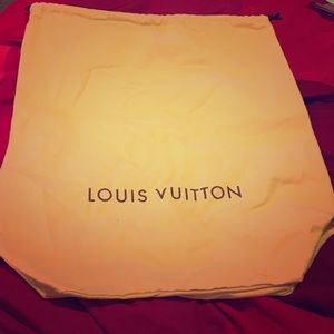 Louis Vuitton draw string dust bag