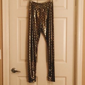 Shiny Fish-Scale Mermaid Leggings