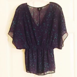 Mossimo Cinched-Waist Blouse