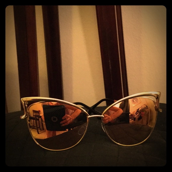 Golden Glam Glasses
