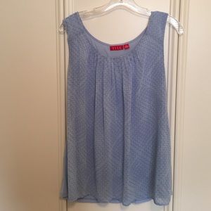 Pretty blue patterned tank