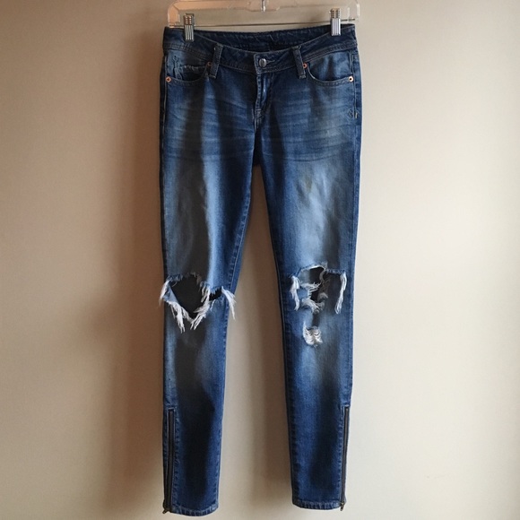 Genetic Denim "The James" ripped skinny jeans
