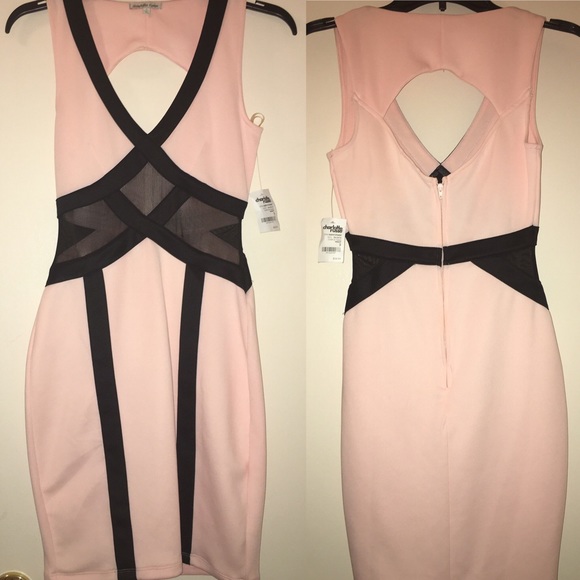 Pink and Black Dress - Picture 1 of 4